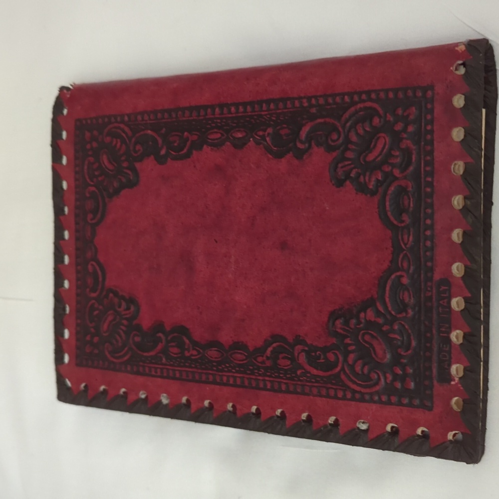 Leather Note And Address Book - Picture 2 of 6